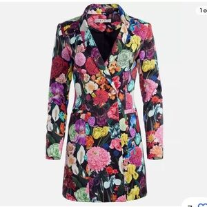 Alice + Olivia Latoya Floral Mini Blazer Dress